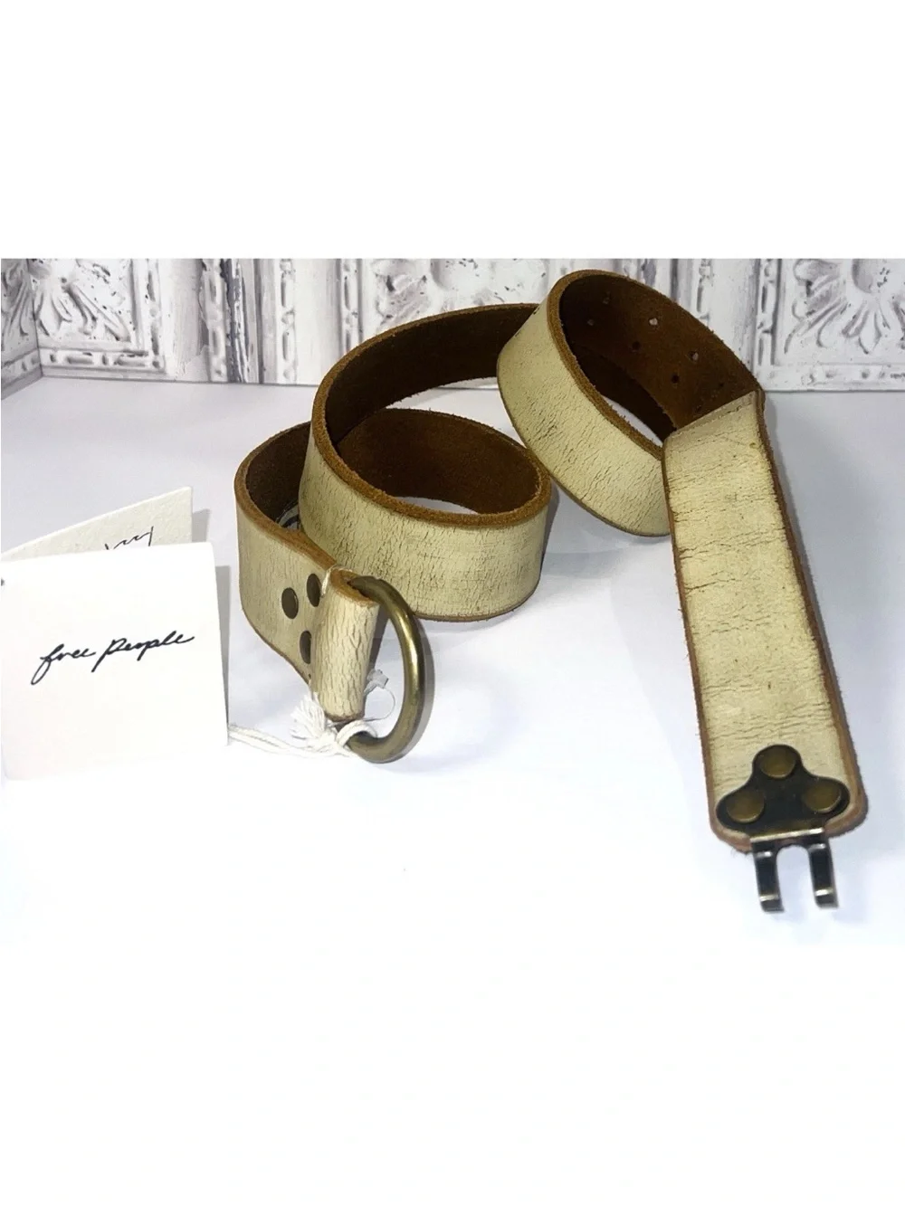 Nwt Free People We the Free Sur Hip Belt Ivory M/L